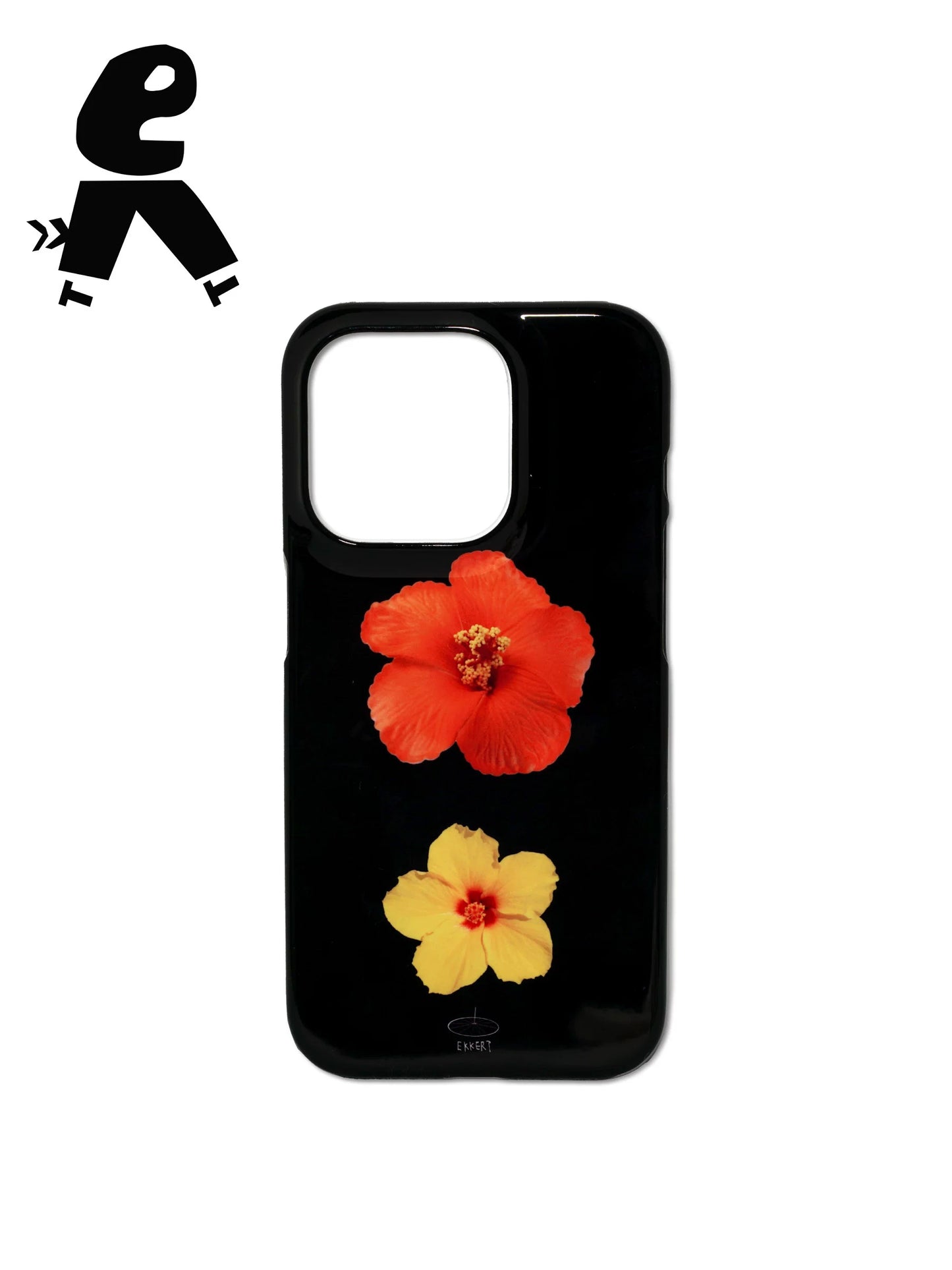 Sunset Hibiscus: Korean Minimalist Aesthetic Case