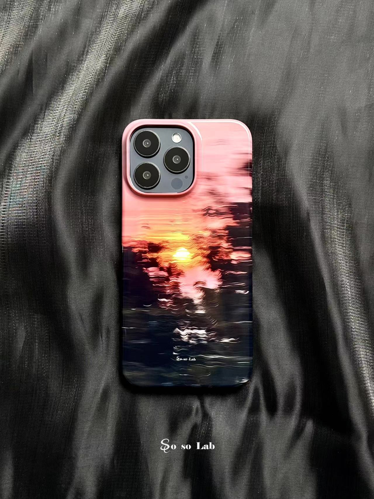 Sunset Lake Printed Phone Case
