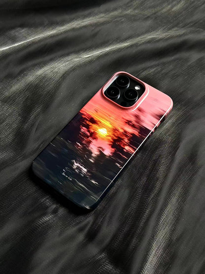 Sunset Lake Printed Phone Case