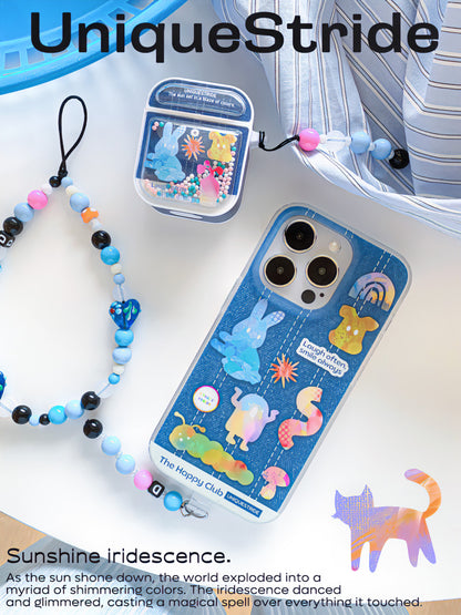 Sunshine Iridescence Denim Printed Phone Case