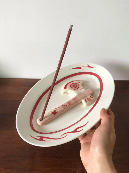 Surreal Axe Incense Holder | Plate/Vases Set | Three Fleas