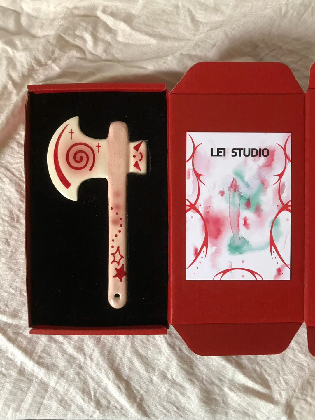 Surreal Axe Incense Holder | Plate/Vases Set | Three Fleas