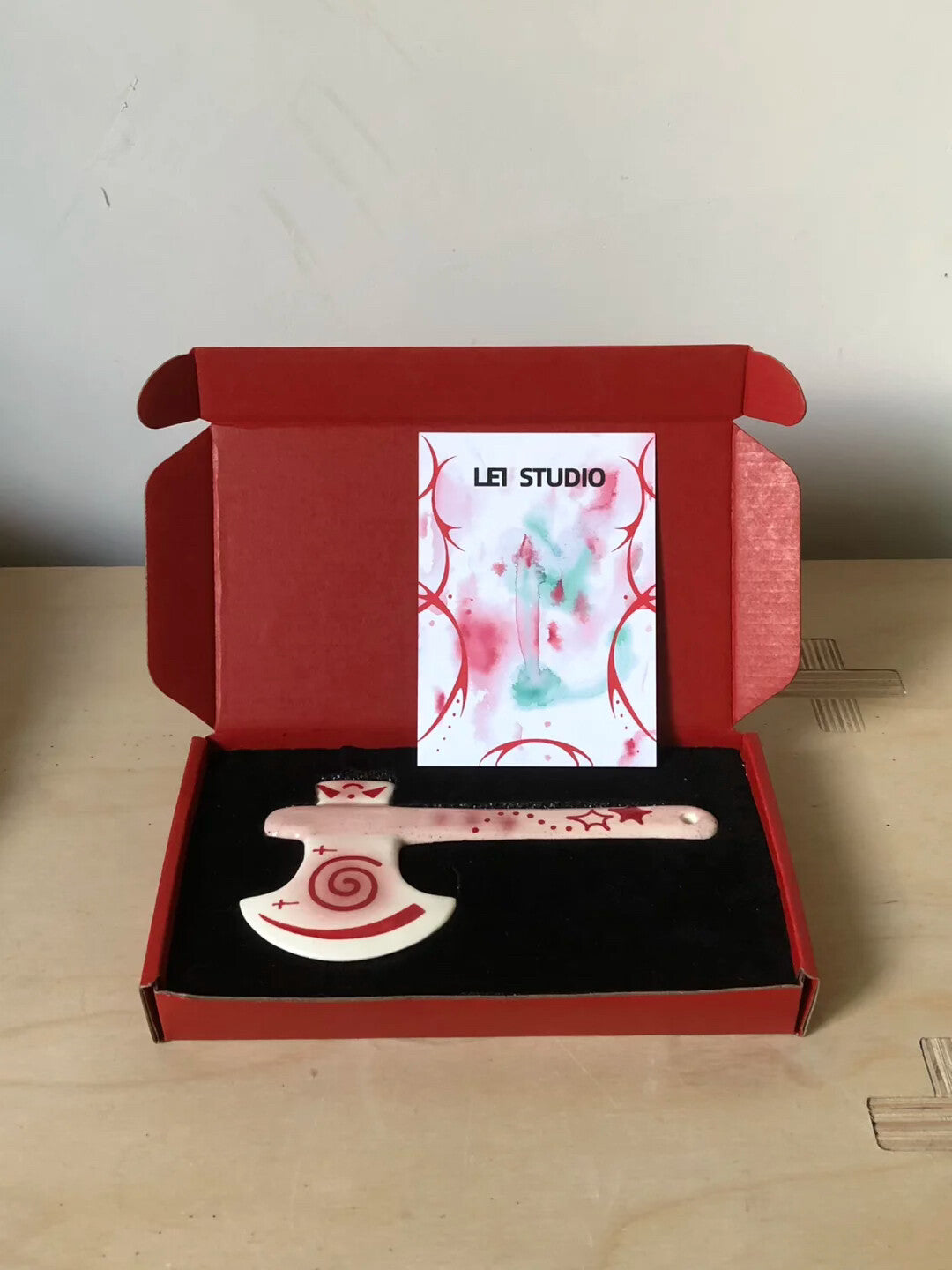 Surreal Axe Incense Holder | Plate/Vases Set | Three Fleas