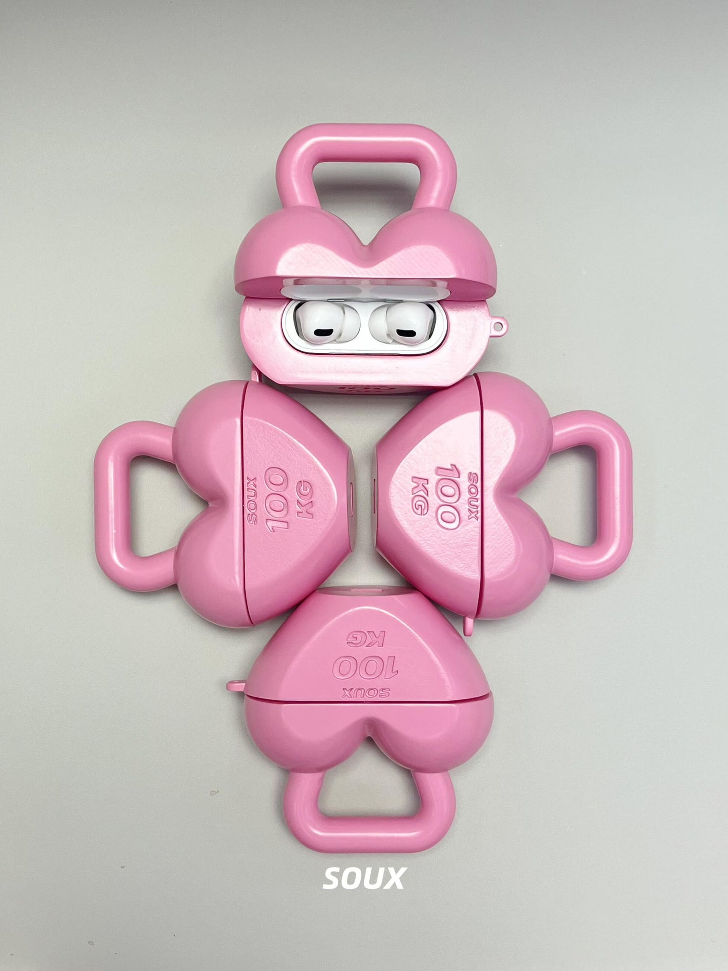 Sweet 100KG Heart AirPods Case | AirPods Case | Three Fleas