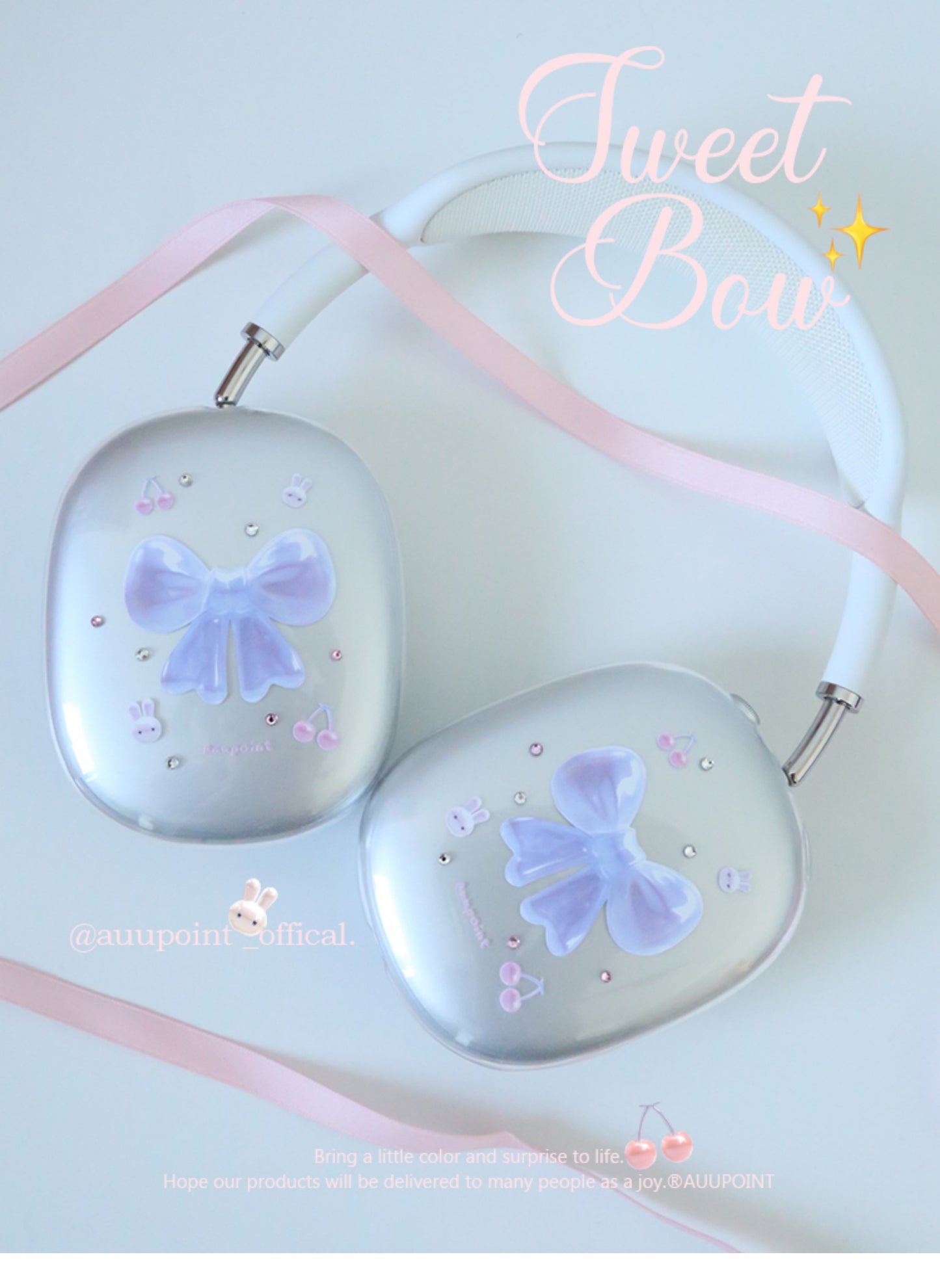 Sweet Bow Printed AirPods Max Cover
