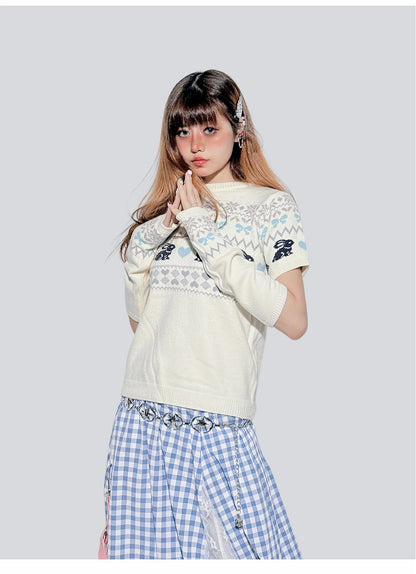 Sweet Bunny Knit Sweater