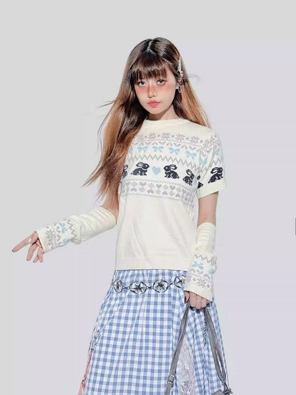 Sweet Bunny Knit Sweater