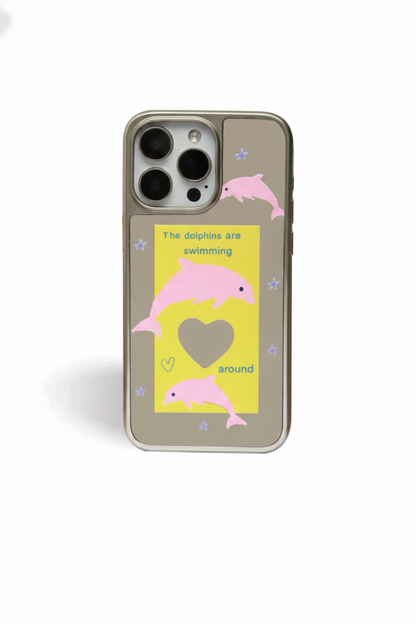 Dolphin's Heart Phone Case
