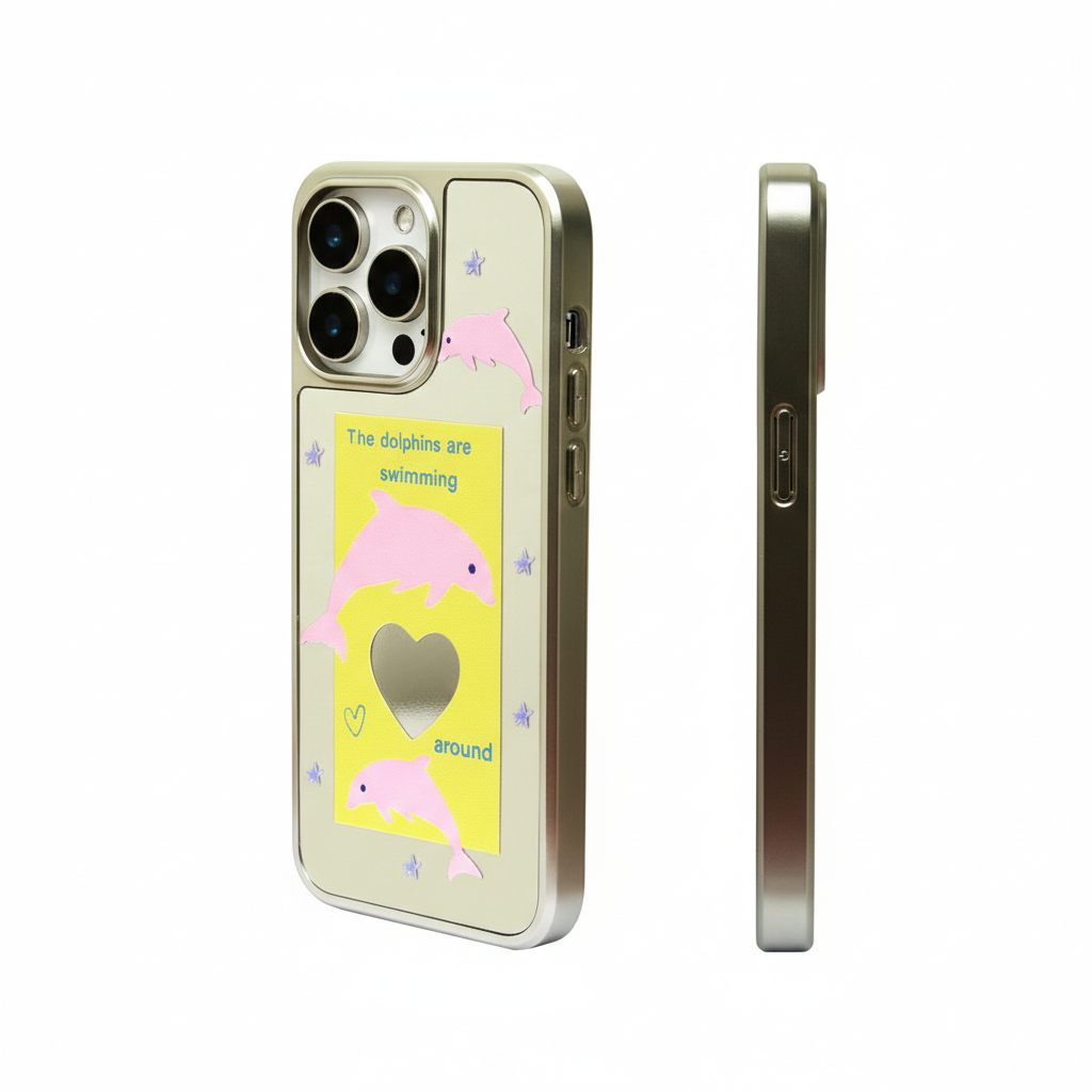 Dolphin's Heart Phone Case