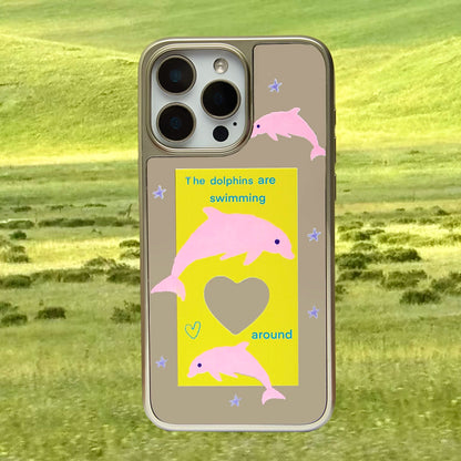 Dolphin's Heart Phone Case