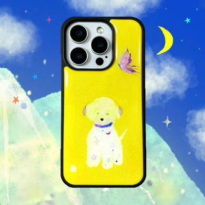The Golden Pup & Butterfly Waltz Phone Case