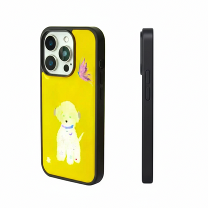 The Golden Pup & Butterfly Waltz Phone Case