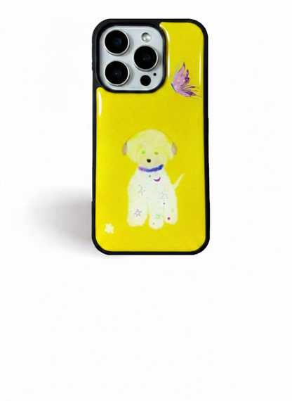 The Golden Pup & Butterfly Waltz Phone Case
