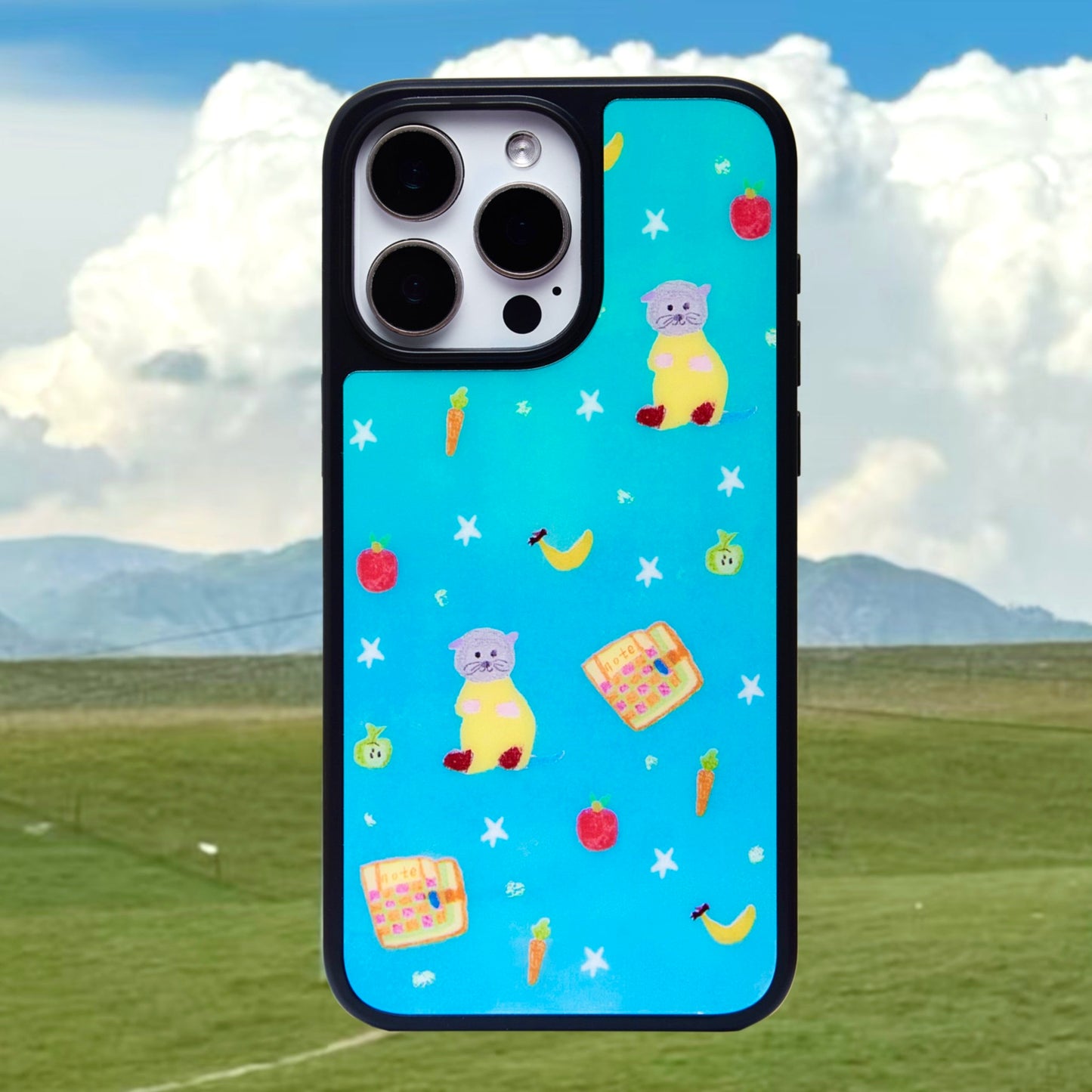 Otter's Photo Album: Whimsical Hand-Drawn Glossy Case