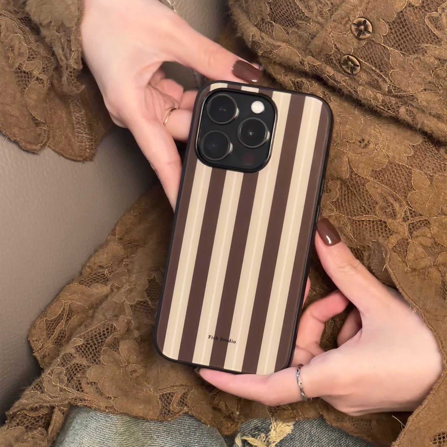 The Rice & Coffee Stripe