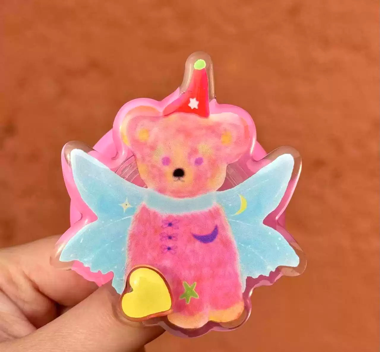 Festive Whimsy: Christmas Fairy Bear Phone Case With MagSafe