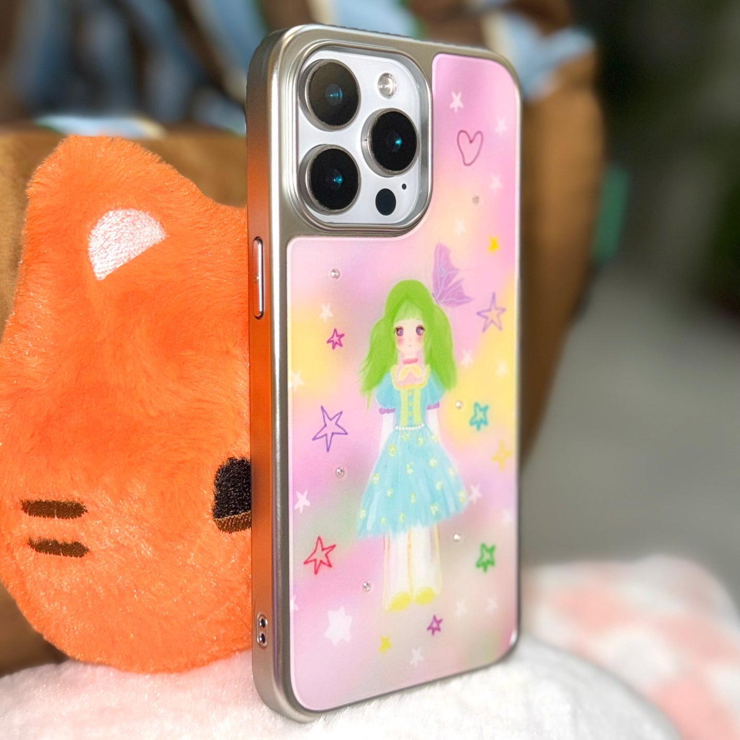 The Serenade: Stars & Butterflies MagSafe Phone Case