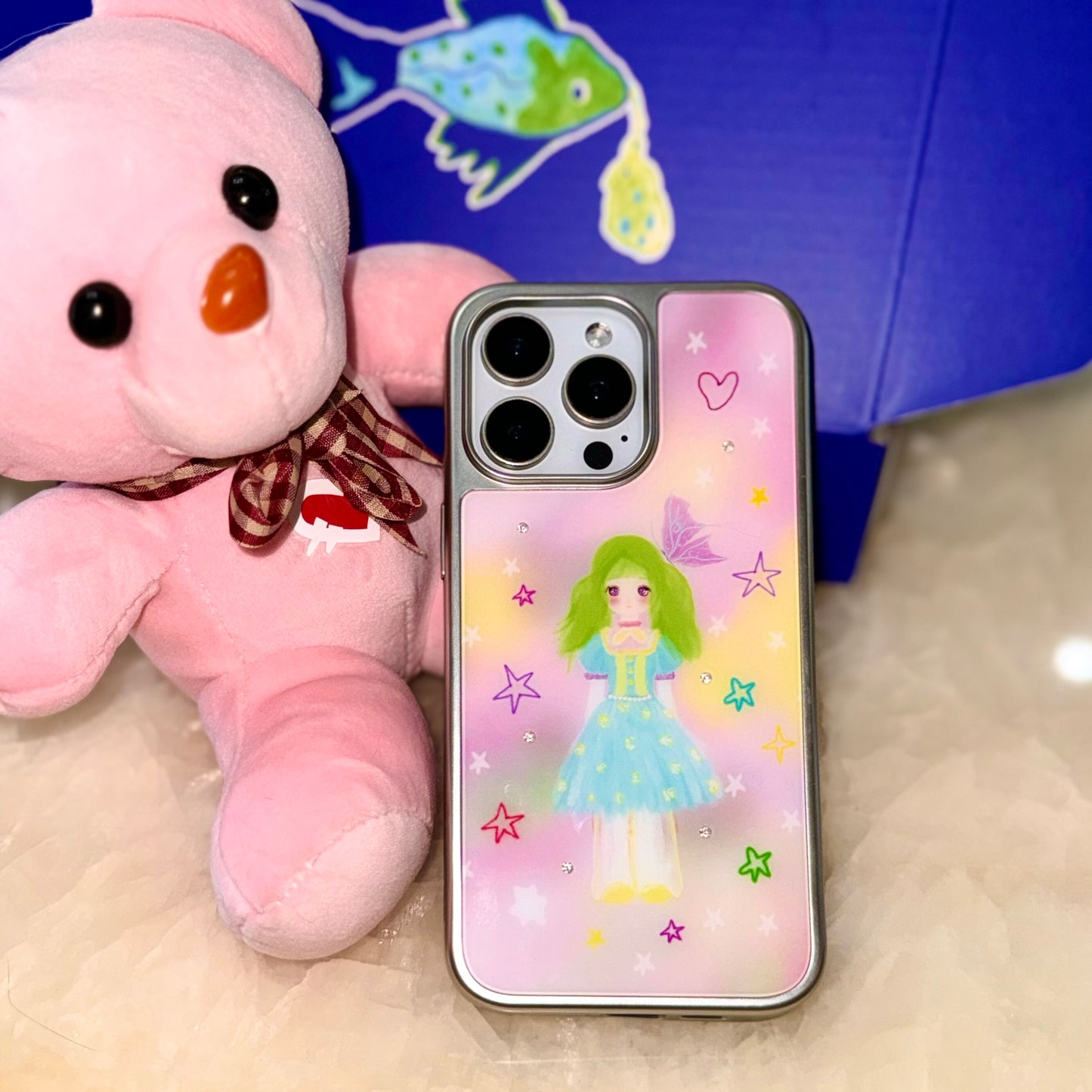 The Serenade: Stars & Butterflies MagSafe Phone Case