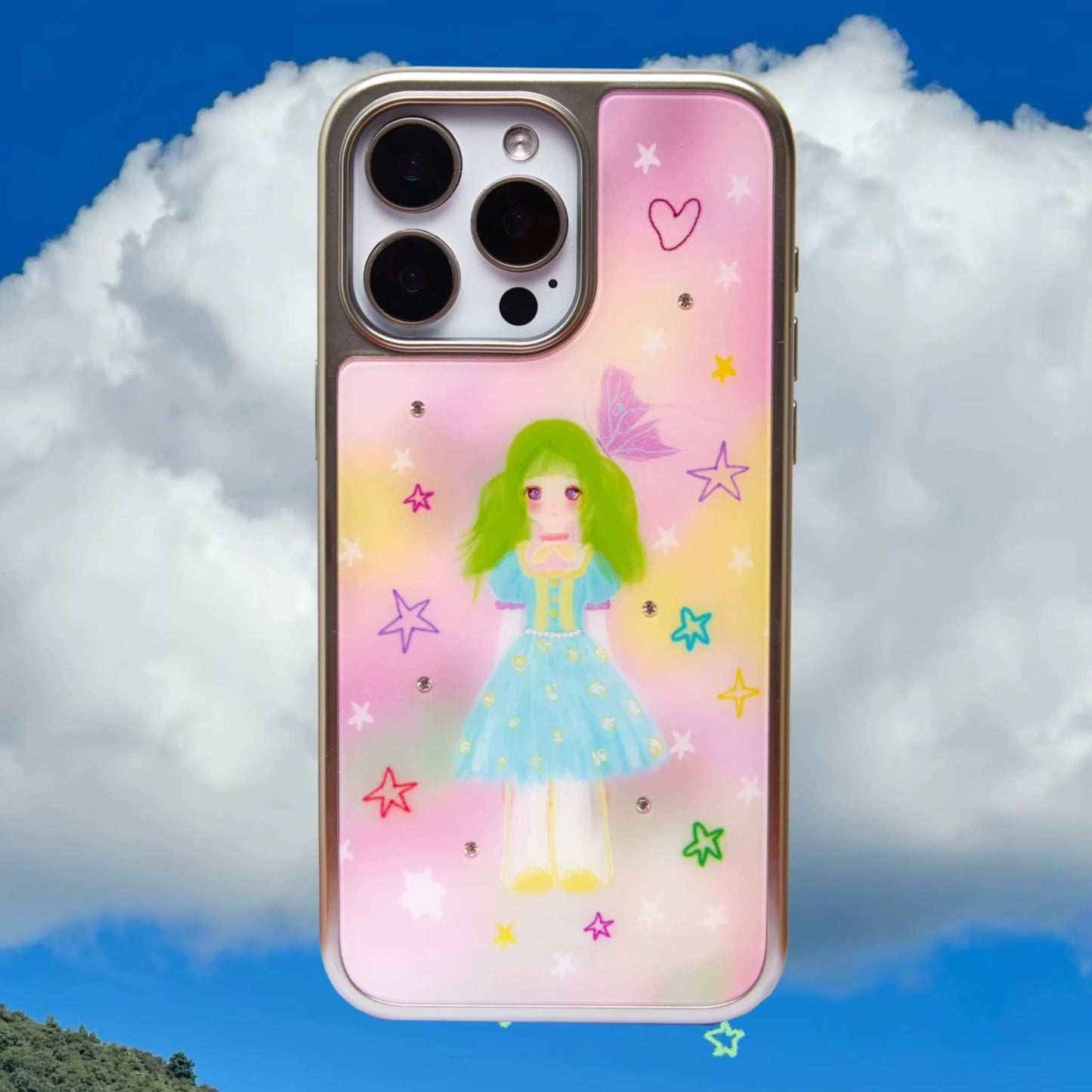 The Serenade: Stars & Butterflies MagSafe Phone Case