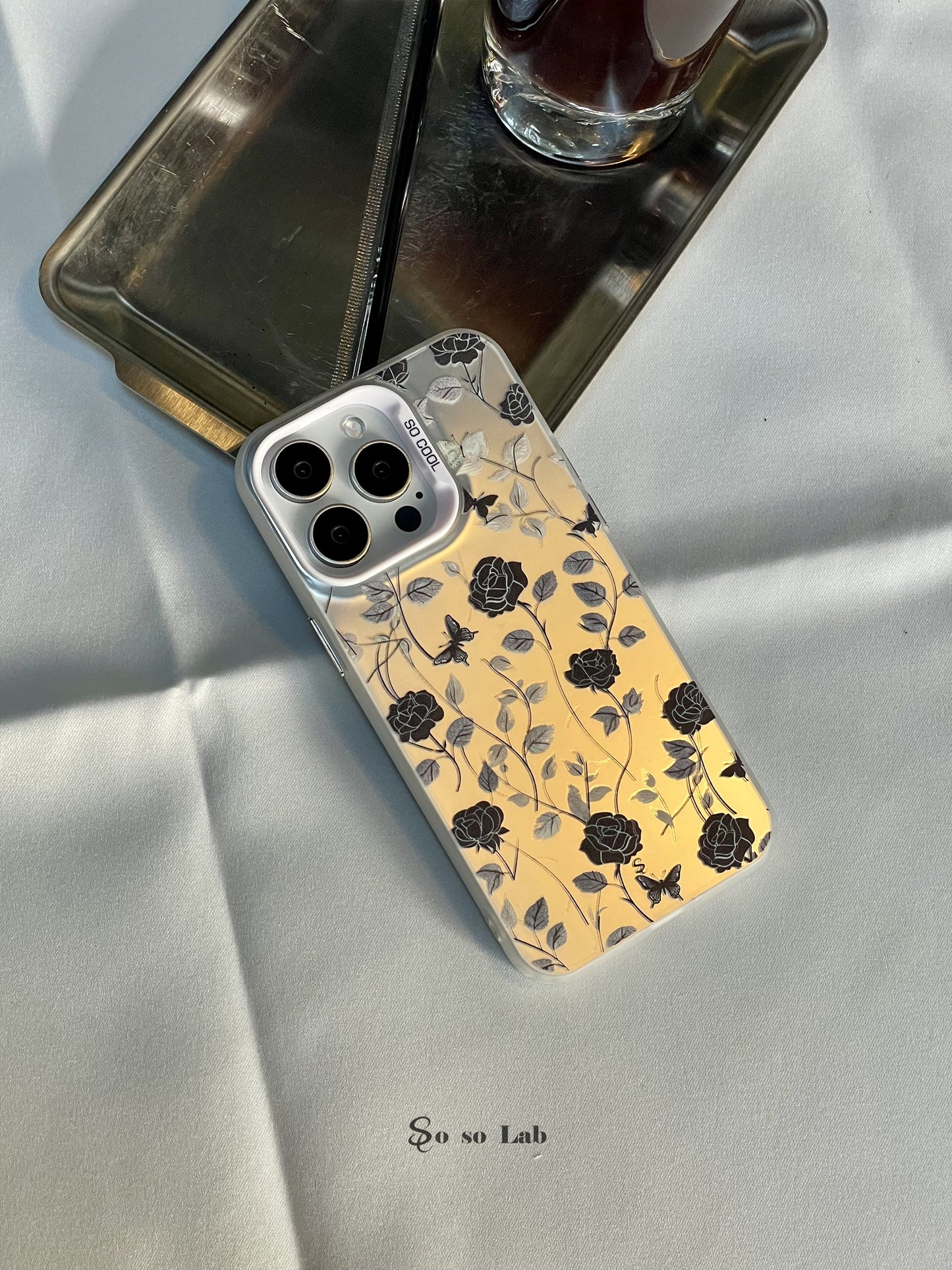 Thorn Rose Printed Phone Case