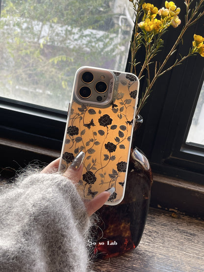 Thorn Rose Printed Phone Case
