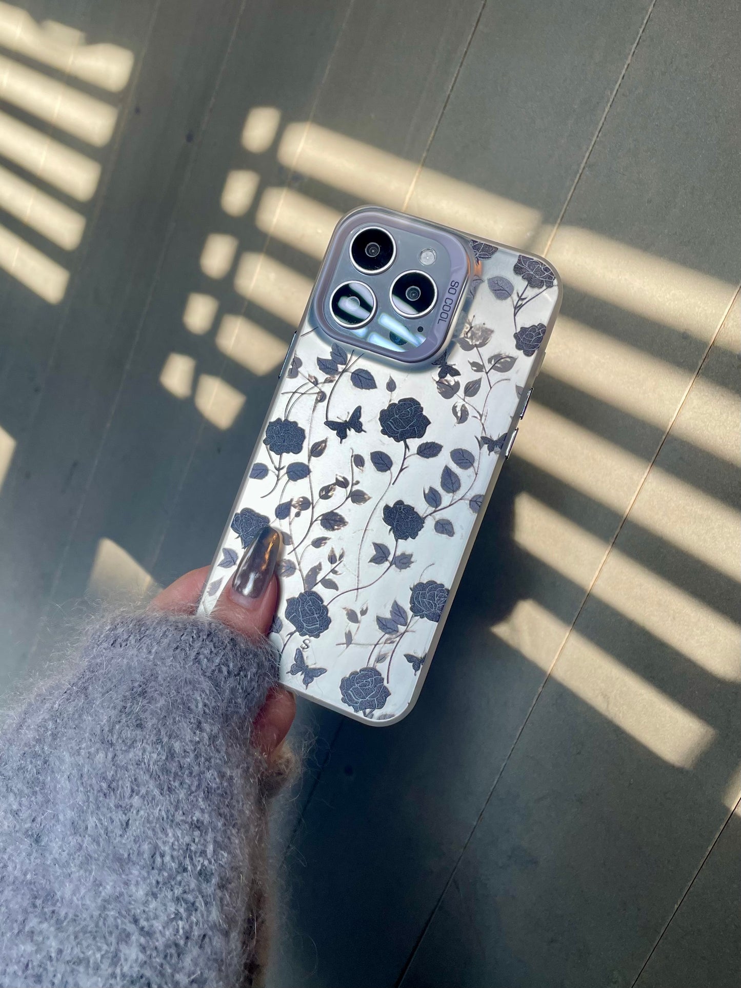 Thorn Rose Printed Phone Case