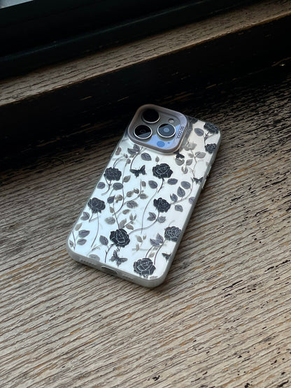 Thorn Rose Printed Phone Case