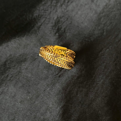 Snake Chain Stacking Ring