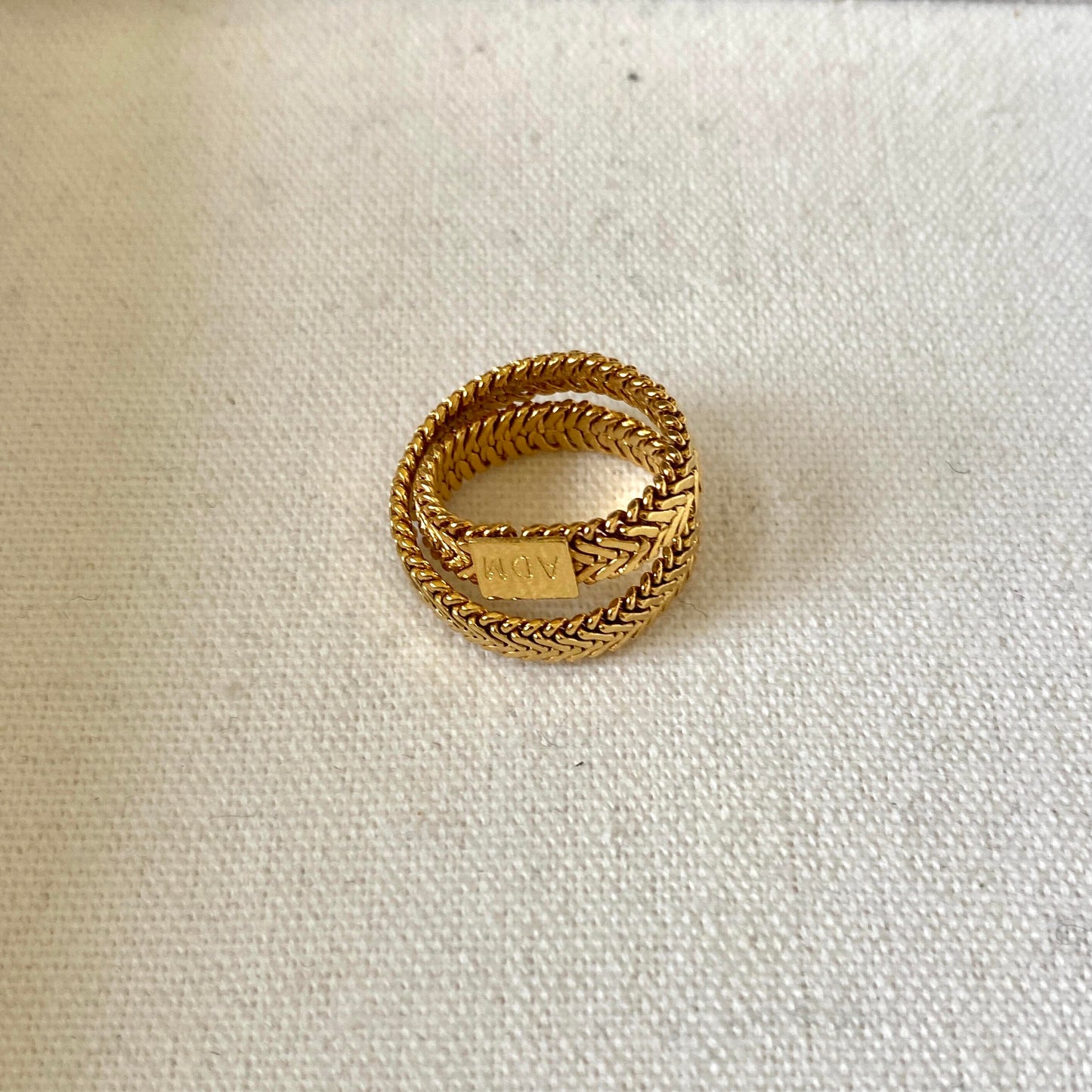 Snake Chain Stacking Ring