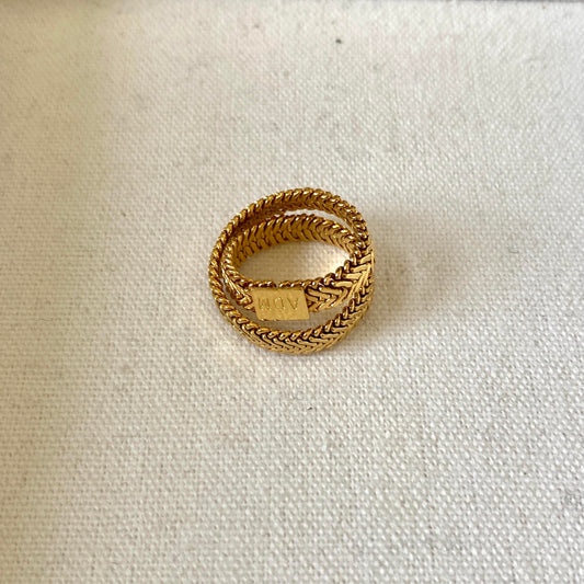 Snake Chain Stacking Ring