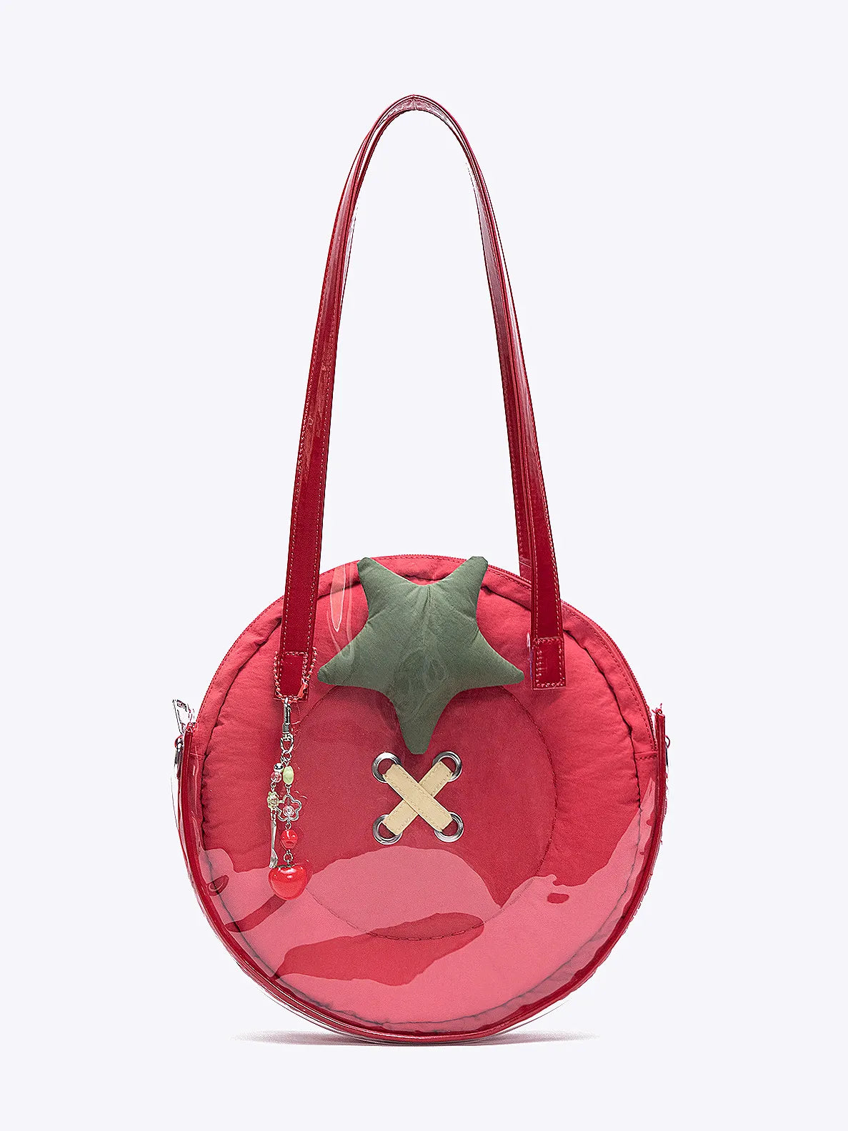 Tomato Button Shoulder Bag