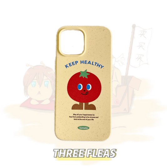 Keep healthy tomato degradable phone case | phone accessories | Three Fleas