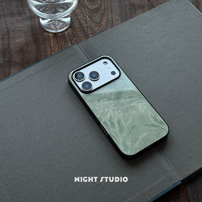 Tree Branch Outside the Window Blue Phone Case