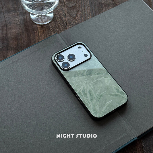 Tree Branch Outside the Window Blue Phone Case