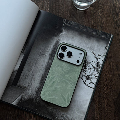 Tree Branch Outside the Window Blue Phone Case