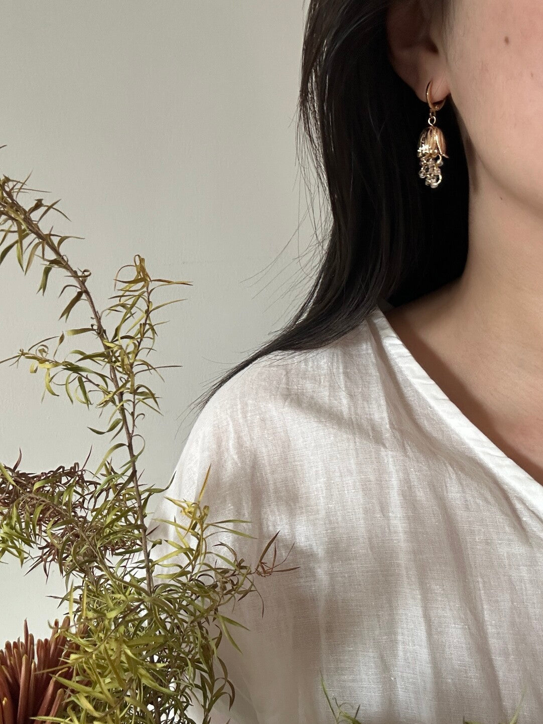 Tulip Tassel Earrings