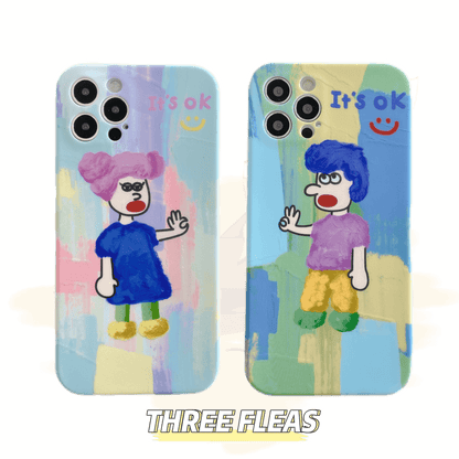 Unique couple phone case
