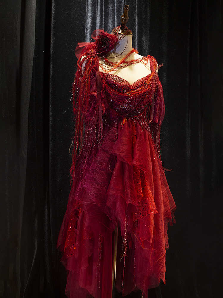 Vampire Princess Beaded Tassel Dress
