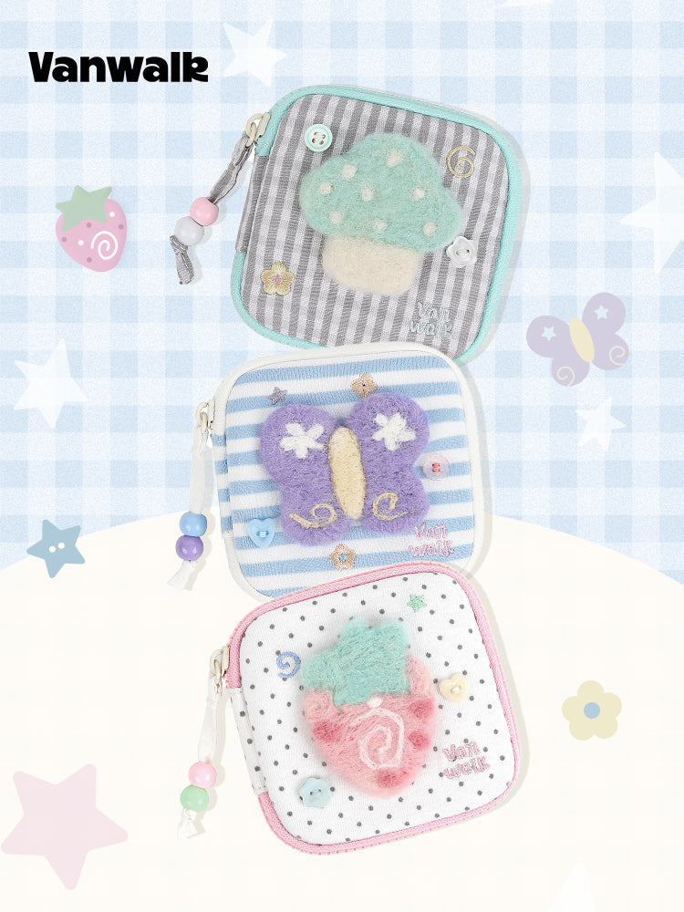 Vanwalk Cocoapie Butterfly Mini Jewelry Organizer Pouch