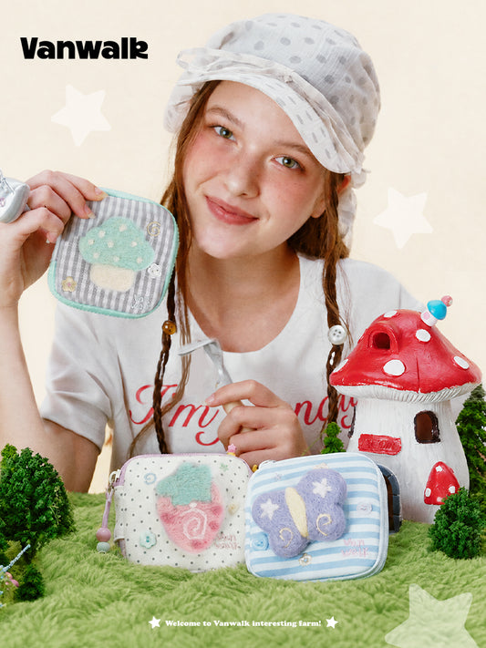Vanwalk Cocoapie Butterfly Mini Jewelry Organizer Pouch