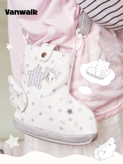 Vanwalk Cocoapie Cute Boot Crossbody Bag