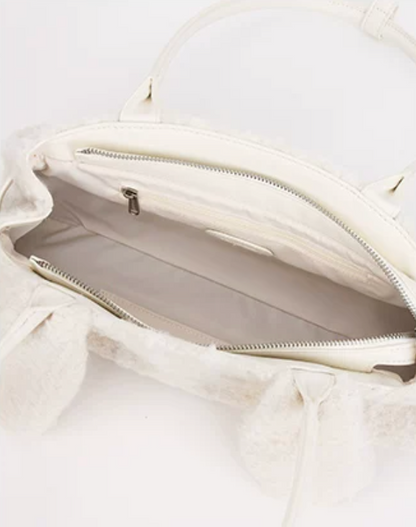 Vanwalk Cocoapie Fluffy Bunny Ear Shoulder Bag