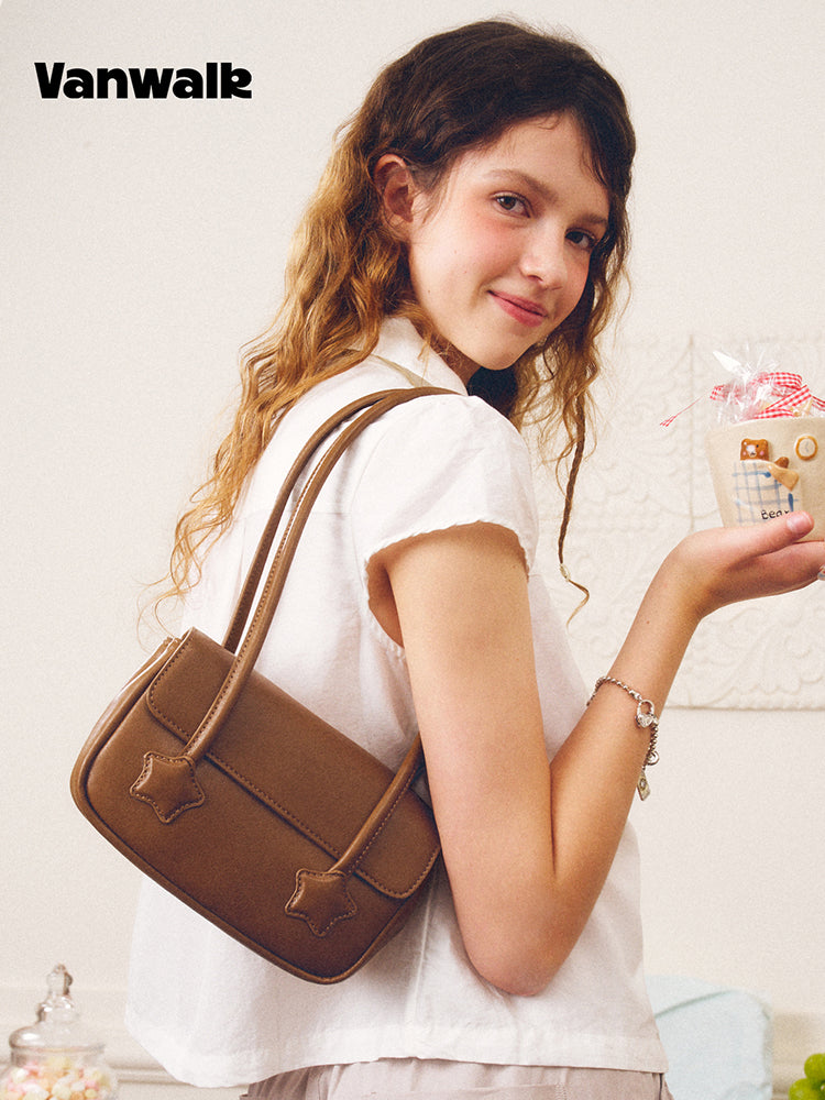 Vanwalk Cocoapie Star Long-Handle Shoulder Bag