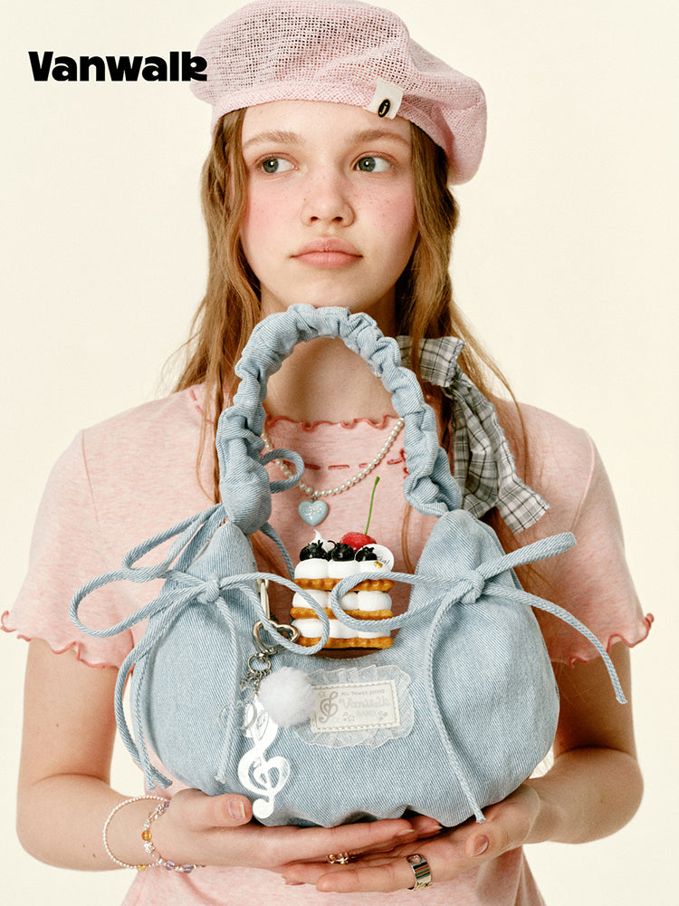 Vanwalk Gulugulu Ballerina Bow Crescent Bag