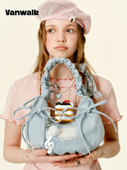 Vanwalk Gulugulu Ballerina Bow Crescent Bag