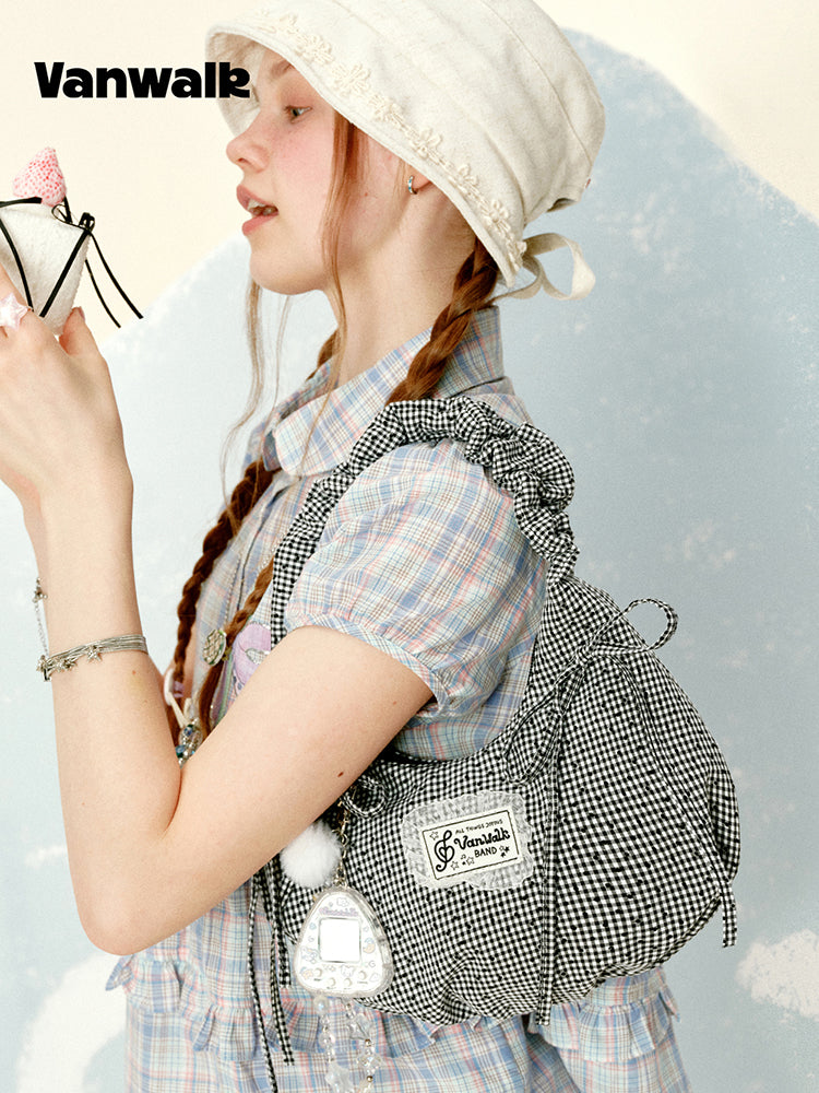 Vanwalk Gulugulu Ballerina Bow Crescent Bag