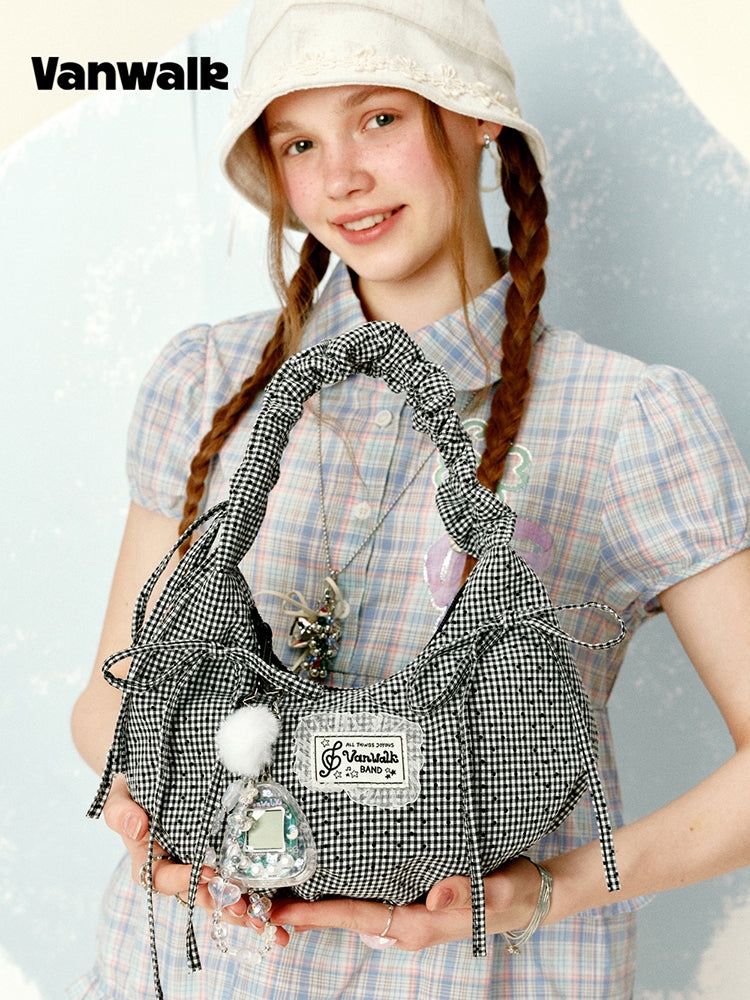 Vanwalk Gulugulu Ballerina Bow Crescent Bag