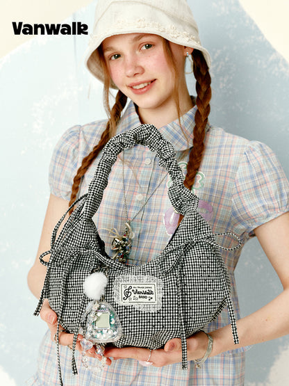 Vanwalk Gulugulu Ballerina Bow Crescent Bag
