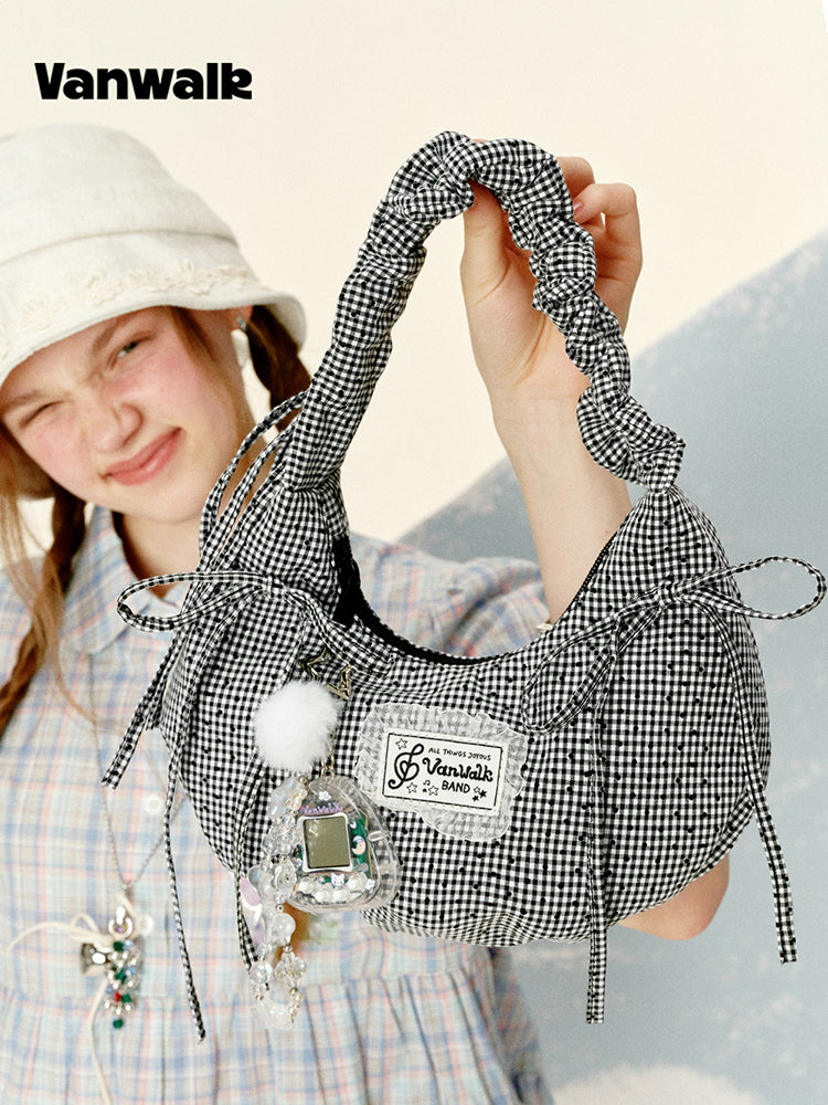 Vanwalk Gulugulu Ballerina Bow Crescent Bag