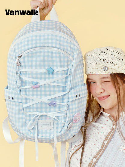 Vanwalk Gulugulu Bow Tie Cute Backpack